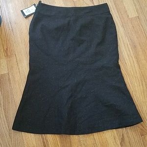 H&M brown speckled skirt
